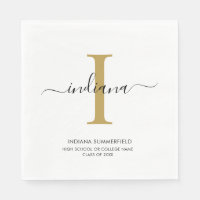 Graduation 2025 Script Graduate Party Papier