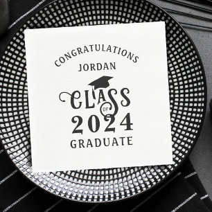 Serviette En Papier Graduation Classe de l'année Félicats Couleur pers