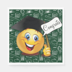 Serviette En Papier Graduation Félicats Papier Napkin