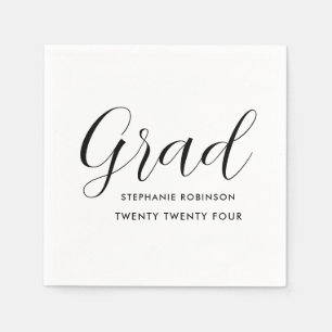 Serviette En Papier Graduation moderne simple