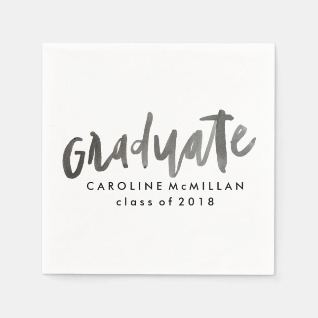 Serviette En Papier Graduation personnalisée (Devant)