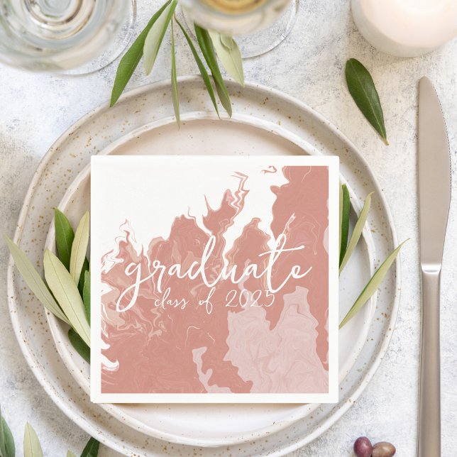 Serviette En Papier Graduation Pink Mable (Créateur téléchargé)