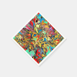 Serviette En Papier Graffiti