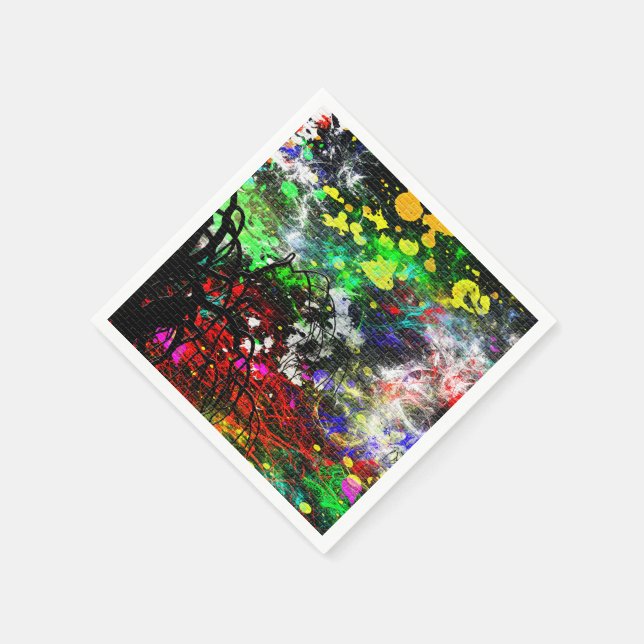 Serviette En Papier Graffiti Brick Wall (Coin)