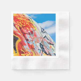 Serviette En Papier graffiti de planète