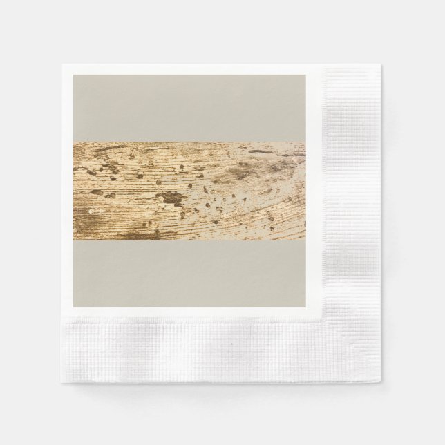 Serviette En Papier Grain de bois original  (Devant)