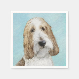 Serviette En Papier Grand Basset Griffon Vendeen - Art Chien original
