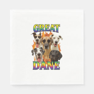 Serviette En Papier Grand Danois Copie