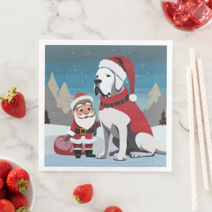Serviette En Papier Grand Danois festif