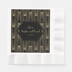 Serviette En Papier Grand Gatsby des années 20