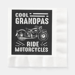 Serviette En Papier Grand Père MotardGrand Père Motard