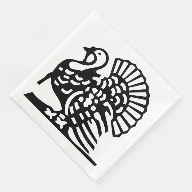 SERVIETTE EN PAPIER GRAND REMERCIEMENT À LA TURQUIE (Coin)