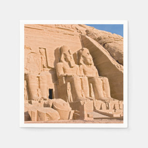 Serviette En Papier Grand Temple d'Abou Simbel - Ramses II - Egypte