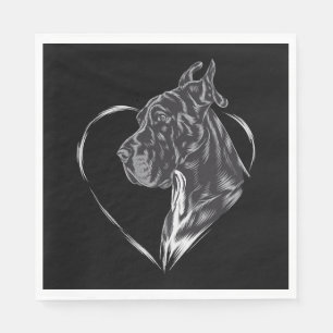 Serviette En Papier Grande Dane