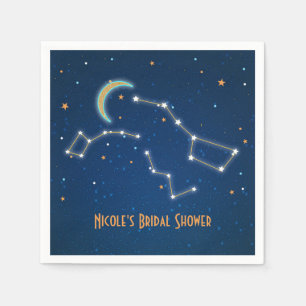 Serviette En Papier Grande Ourse Constellation Céleste Regard des Étoi