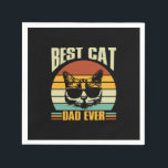 Serviette En Papier Grandfather Quotes | Best Cat Dad Ever<br><div class="desc">Grandfather Quotes | Best Cat Dad Ever</div>