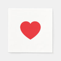 Graphique de cœur d'amour rouge blanc moderne simp