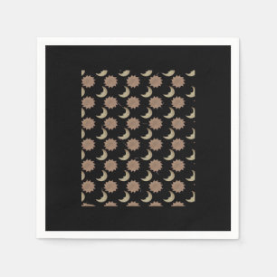Serviette En Papier Graphique des nuages Whimsigoth