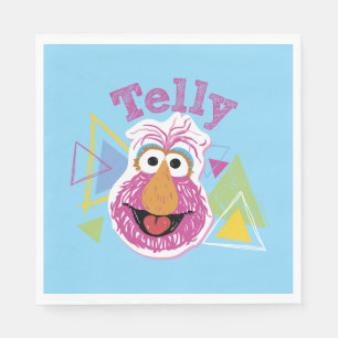 Serviette En Papier Graphisme amusant de Telly Monster