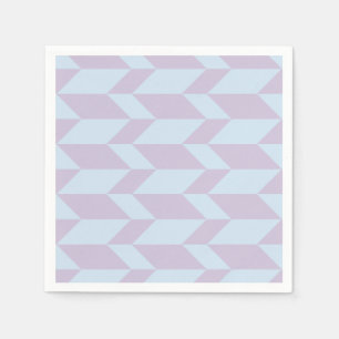 Serviette En Papier Gras Flèche à deux tons Chevron Grille Poudre Past
