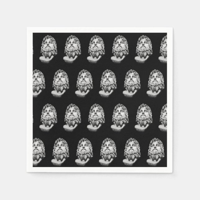 Serviette En Papier Greco Roman Bust (Devant)