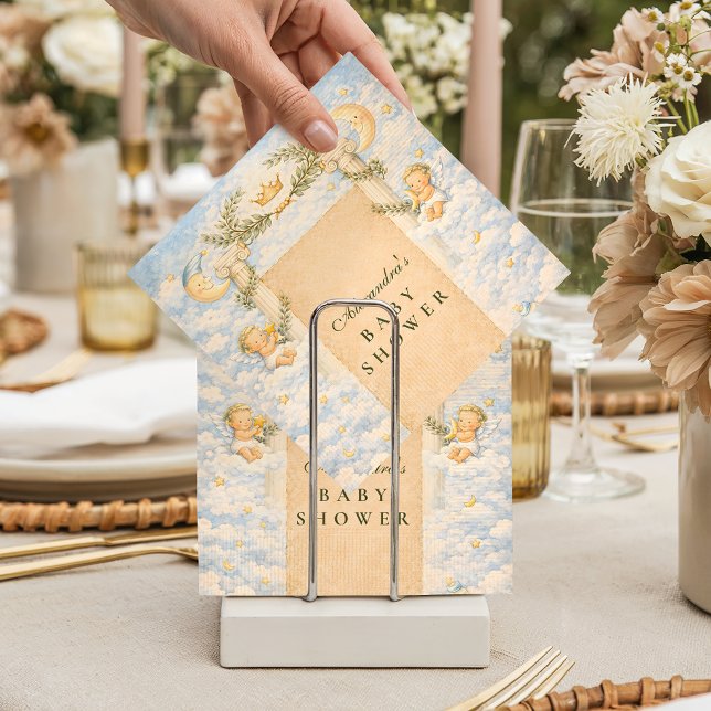 Serviette En Papier Greek Classic Columns Baby Shower (Créateur téléchargé)