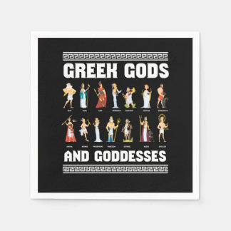 Serviette En Papier Greek Gods And Goddesses Greeks