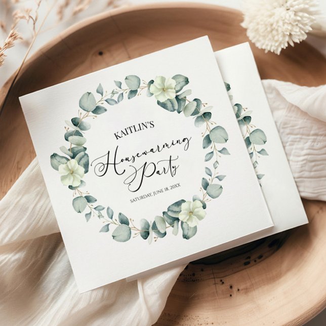 Serviette En Papier Green Eucalyptus (Créateur téléchargé)
