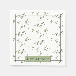 Serviette En Papier Green Woodland thème Tout en un mariage Inviter