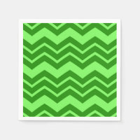 Green Zig Zag Chevron Design Motif