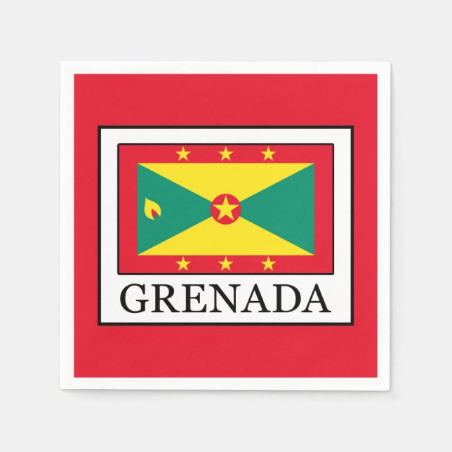 Serviette En Papier Grenade (Devant)