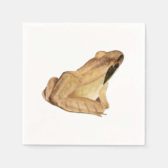Serviette En Papier Grenouille à bois (Devant)