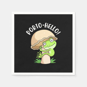 Serviette En Papier Grenouille Et Champignons