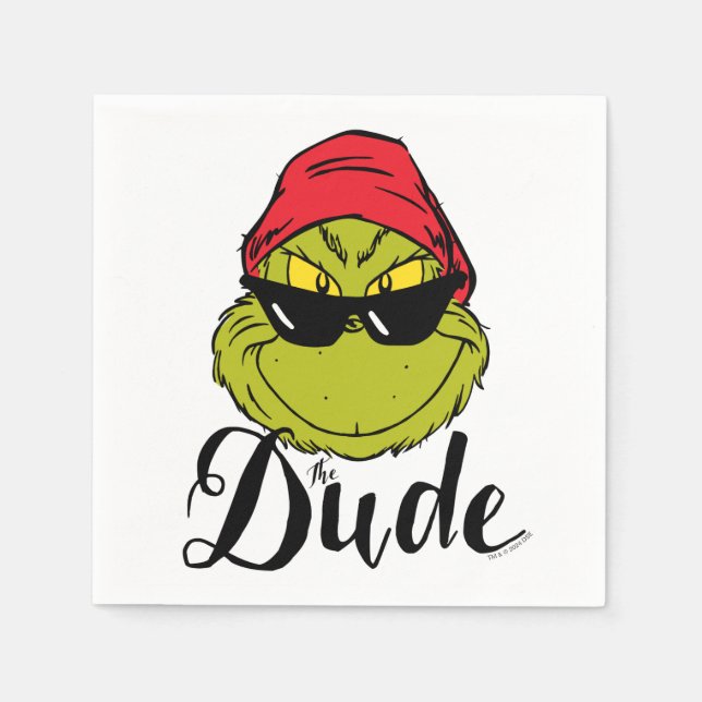 Serviette En Papier Grinch | Le Mec (Devant)