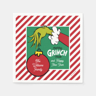 Serviette En Papier Grinch   Ornement Personnalisé