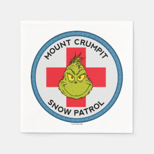 Serviette En Papier Grinch Patrouille de neige du mont Crumpit