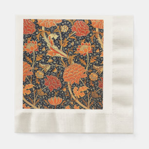 Serviette En Papier Gris, couleur orange doré,