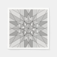 Gris noir Mosaïque Triangle Motif rétro