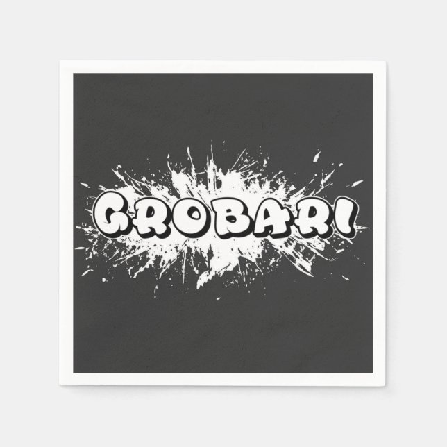 Serviette En Papier Grobari (Devant)