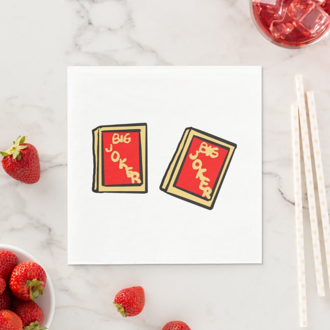 Serviette En Papier Gros Joker (En situation)