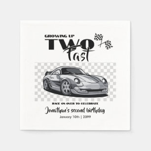 Serviette En Papier Grossissant Jusqu'À 2 Ans De Voiture De Course Mod