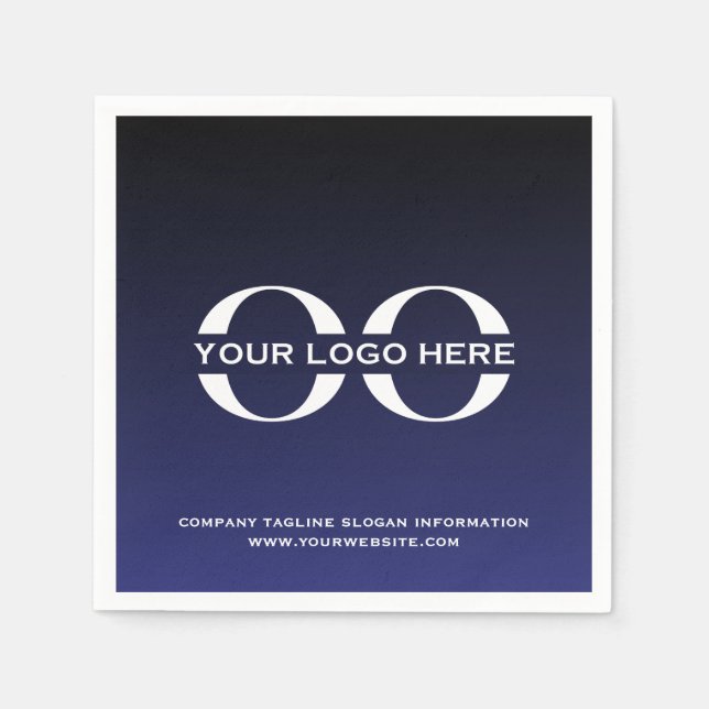 Serviette En Papier Groupe d'événements professionnels du logo de l'en (Devant)