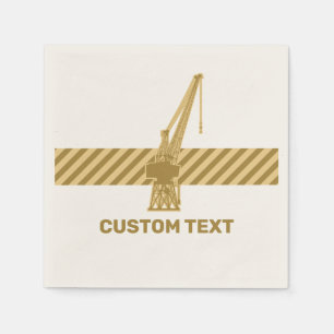 Serviette En Papier Grue du chantier naval