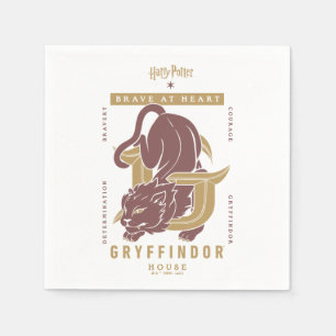 Serviette En Papier GRYFFINDOR™ Maison Brave au coeur
