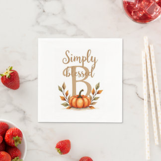Serviette En Papier Guardanapos de papel Ação de Graças