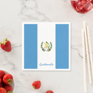 Serviette En Papier Guatemala et Guatemala Flag parti mode/ventilateur