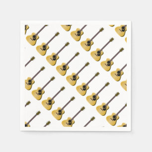 Serviette En Papier Guitare acoustique