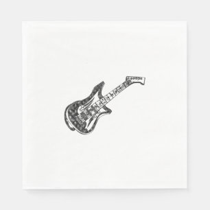 Serviette En Papier Guitare électrique