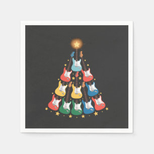 Serviette En Papier Guitare Instruments de musique électrique Arbre de