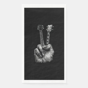 Serviette En Papier Guitare Lover Dis Hi Guitar Giant